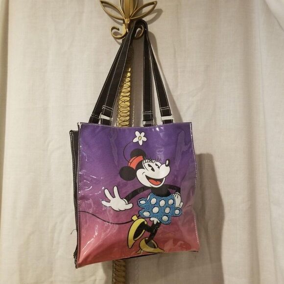 Walt Disney Minnie Mouse Beaded Skirt Tote Bag Accessory - Picture 7 of 11